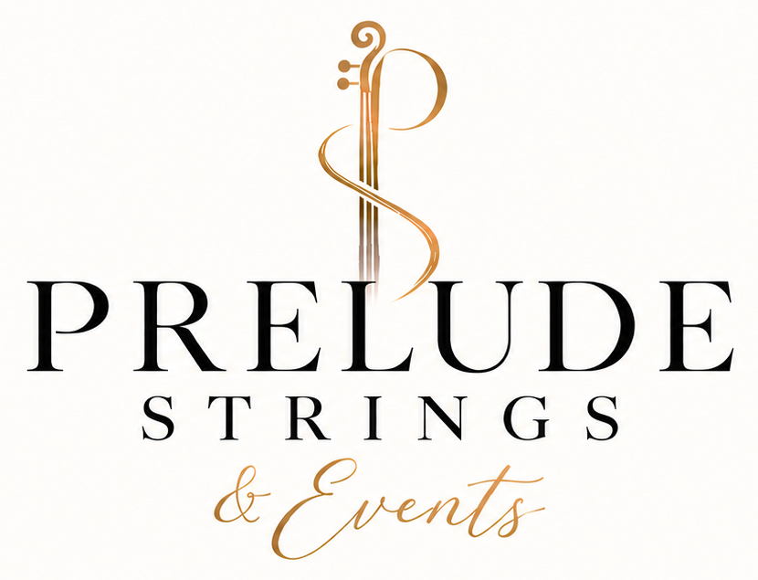 Prelude Strings & Events original violin-inspired logo